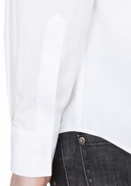 Dsquared2 Langarmhemd DSQUARED2 Mens Shoe Printed Cotton White Casual Shirt Kent Collar Hemd