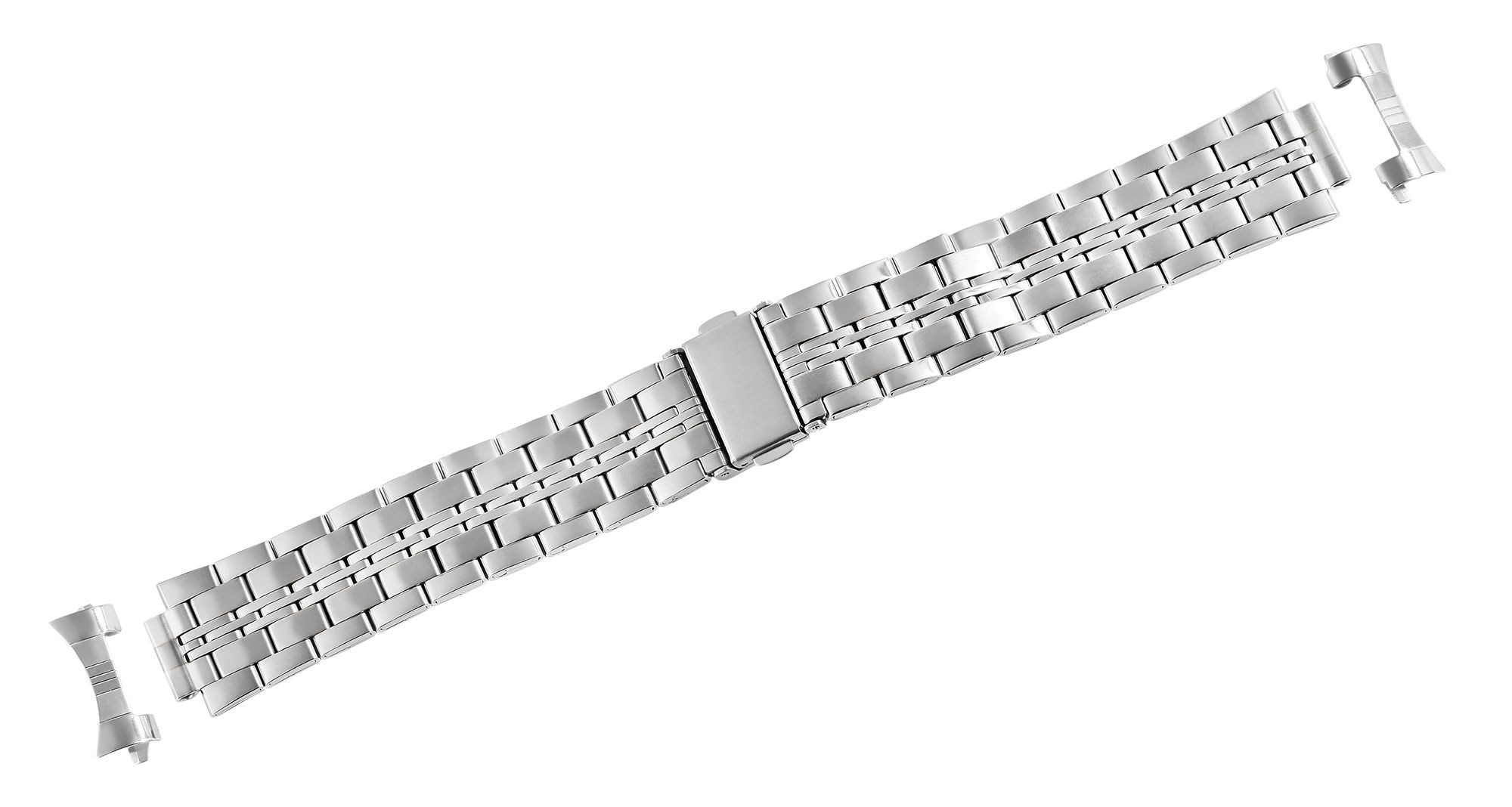 STEINMEISTER Uhrenarmband 8100162 Edelstahl, mit Faltschließe, silberfarben günstig online kaufen