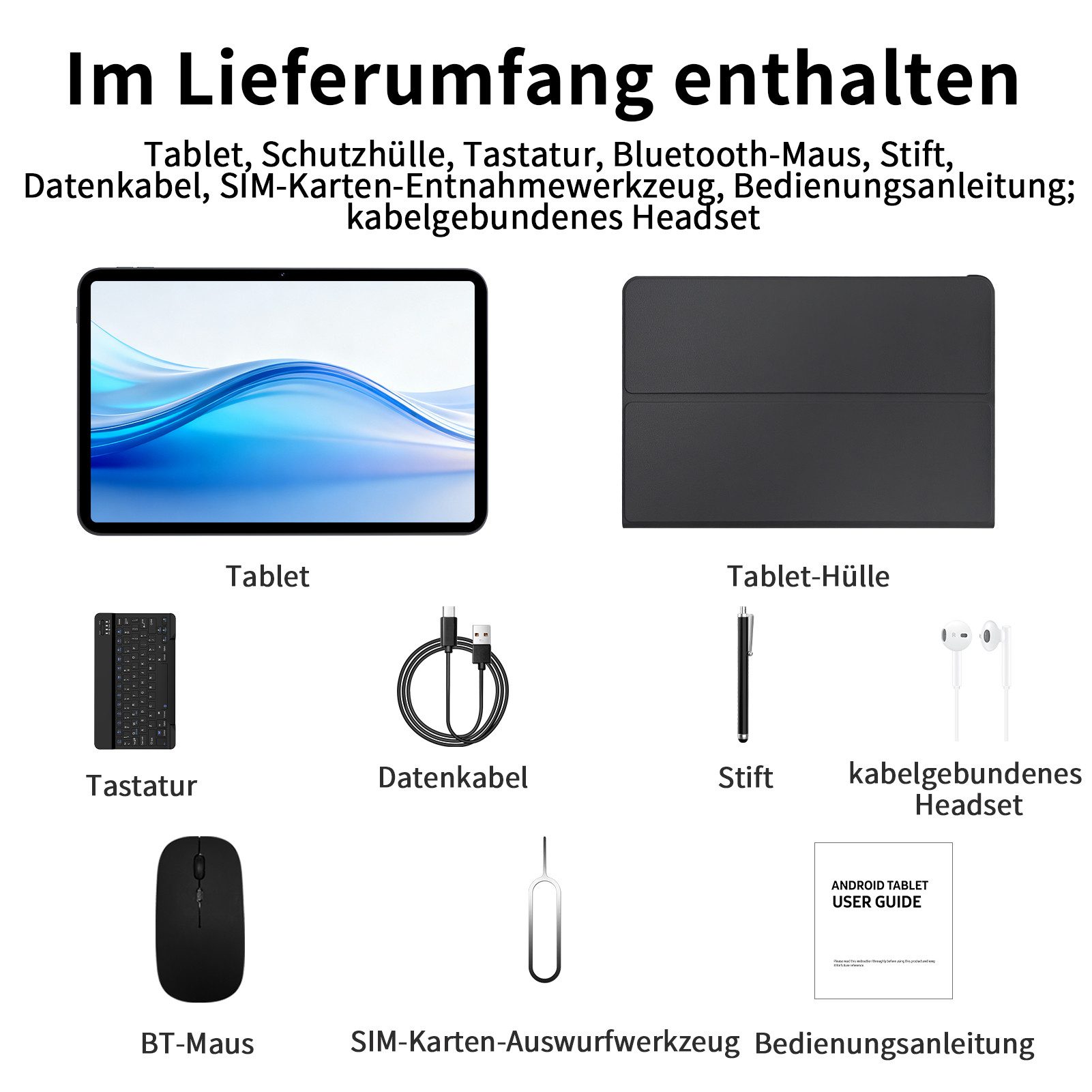 PRITOM TAB14pro( L10)  Tablet (13.4", Android 16, Erweiterbarer Speicher-Tablet)