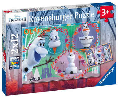 Ravensburger Puzzle Disney Frozen 2 Alle lieben Olaf 05153, 12 Puzzleteile