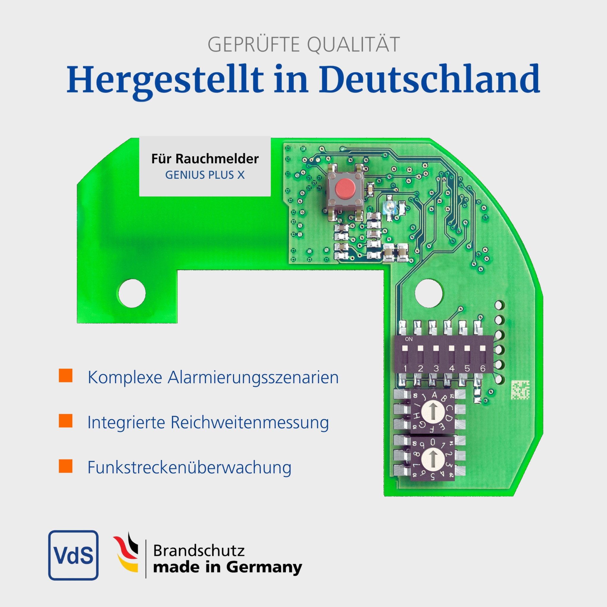 Hekatron Hekatron Funkmodul Pro X Rauchmelder (für Genius Plus X Rauchmelder Funkvernetzung)