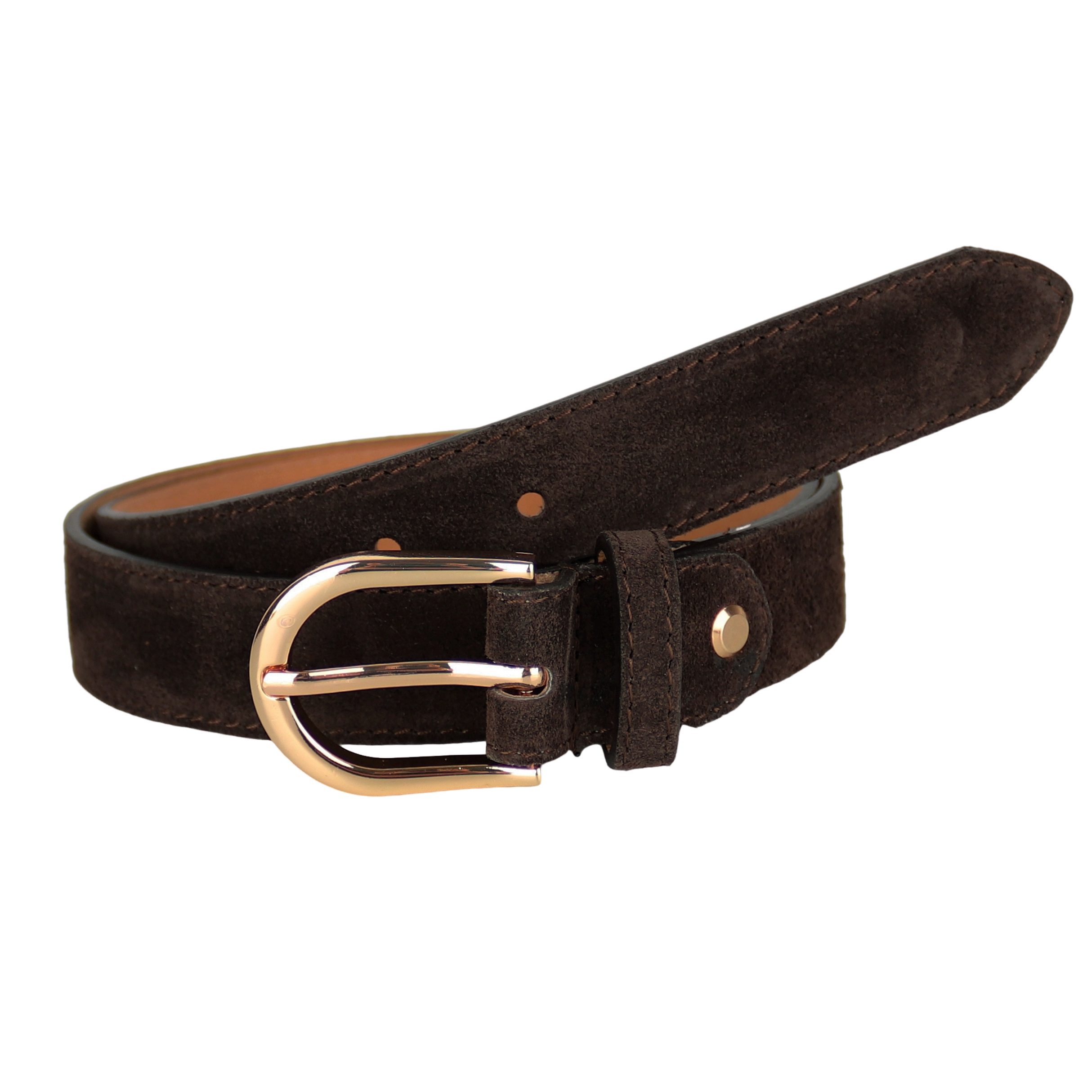 MIRROSI Ledergürtel Damen Herren Gürtel, Made in Italy, 3cm breit (Passt fast zu jeder Hosenschlaufe, aus Echtem Leder)