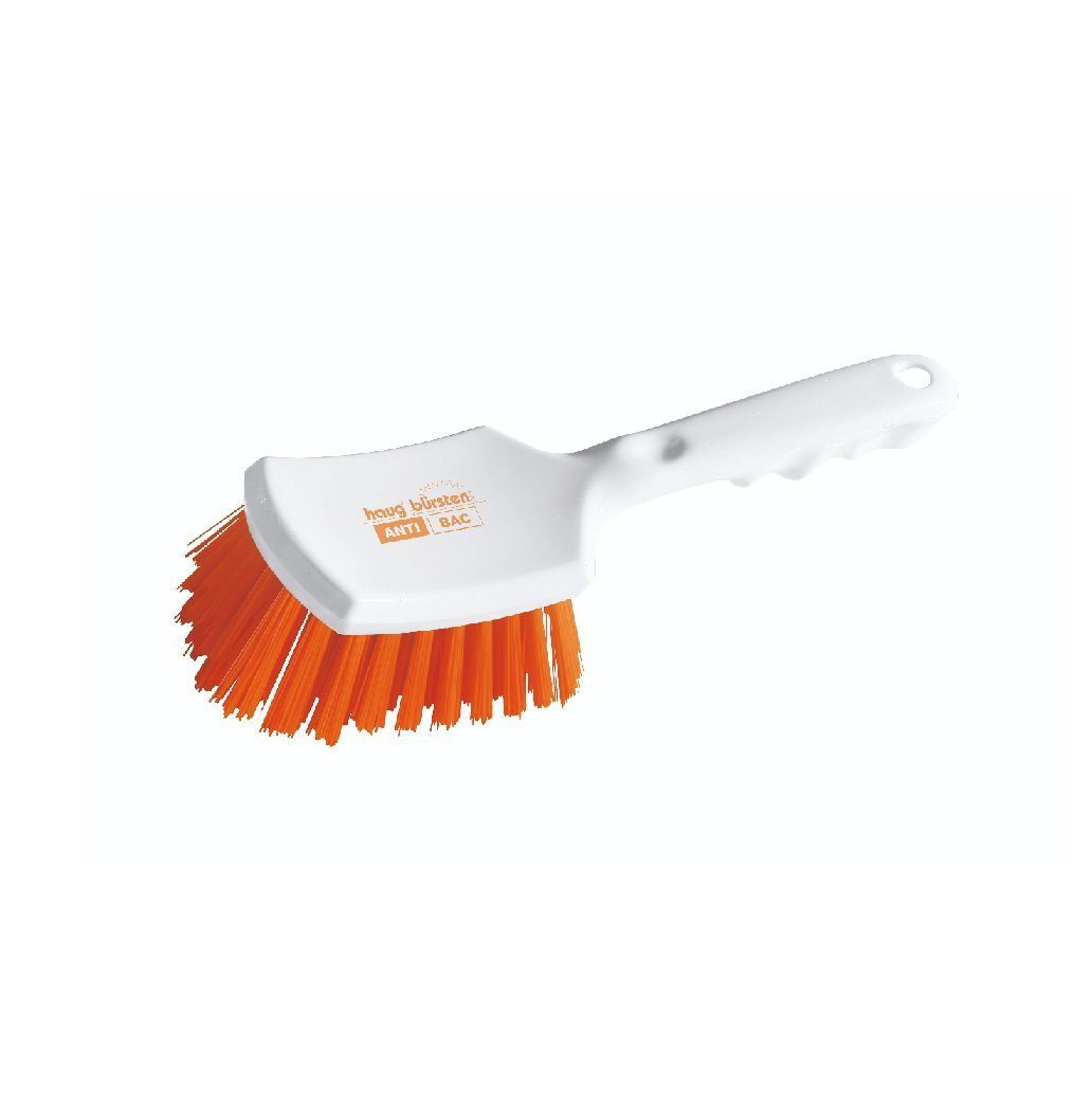 haug bürsten Reinigungsbürste 88206, Stielbürste kurz, dauerhafter, antibakterieller Schutz & Hygiene - Made in Germany