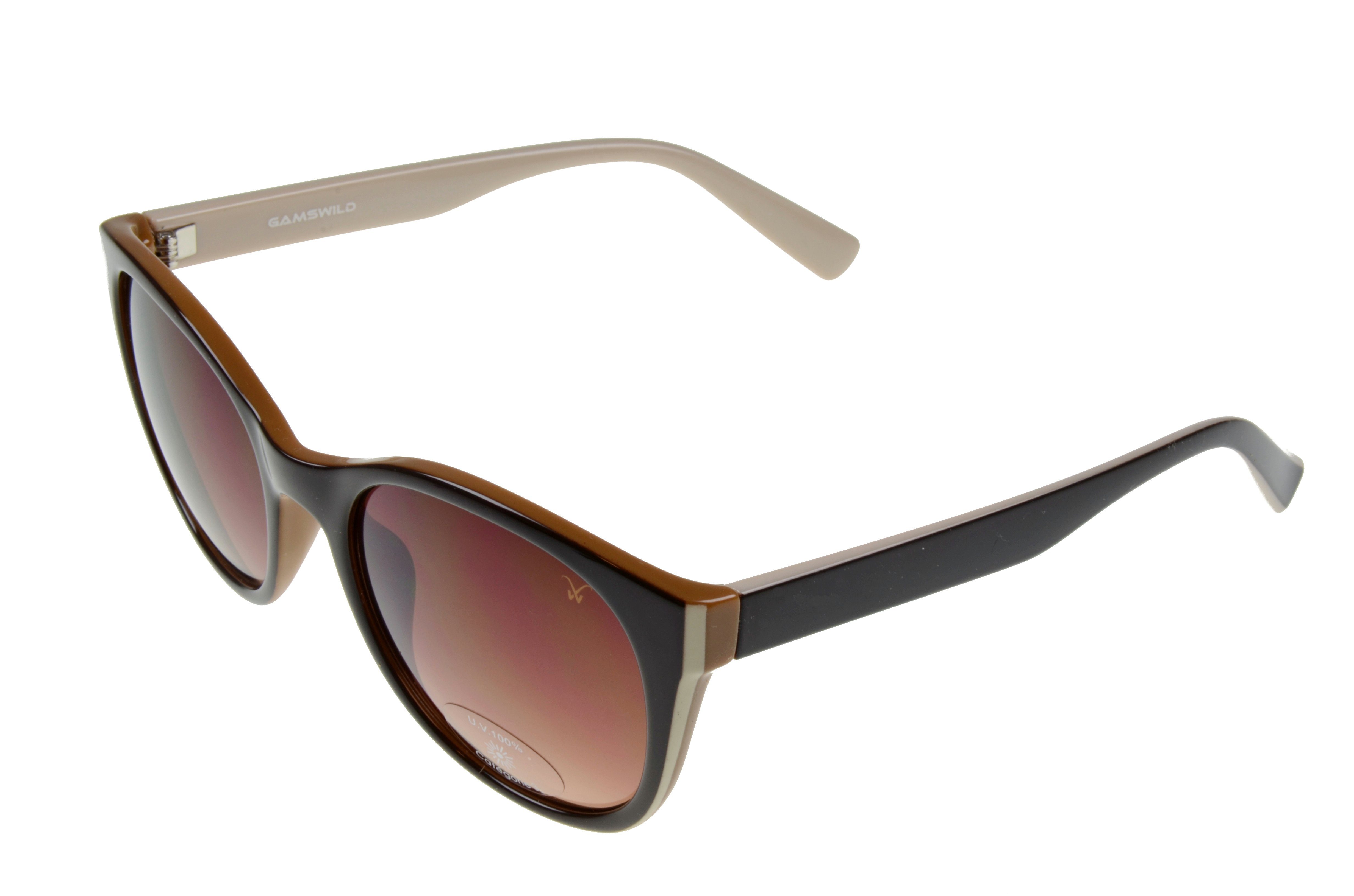 Sonnenbrille UV400 GAMSSTYLE Modebrille Cat-Eye Damen Herren Unisex