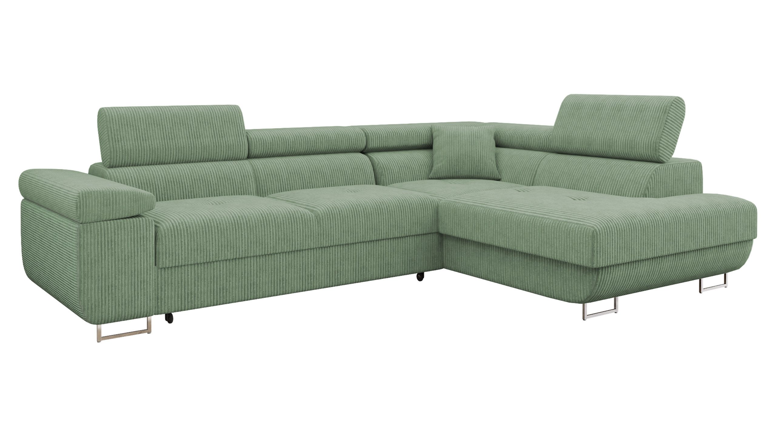 MIRJAN24 Ecksofa Torezio Cord, mit Bettkasten und Schlaffunktion, Einstellb günstig online kaufen