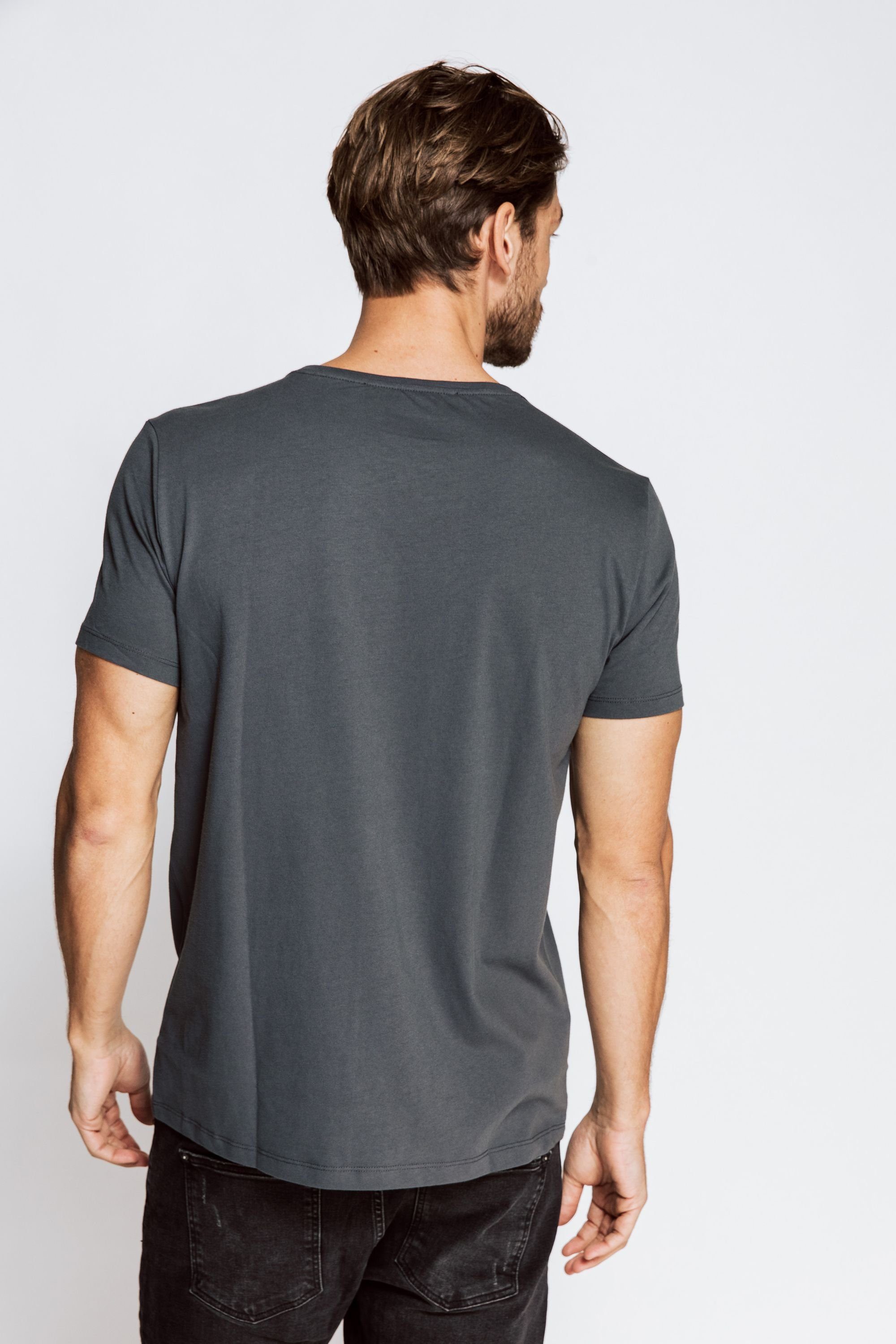 T-Shirt (0-tlg) REHO Zhrill Black Longshirt