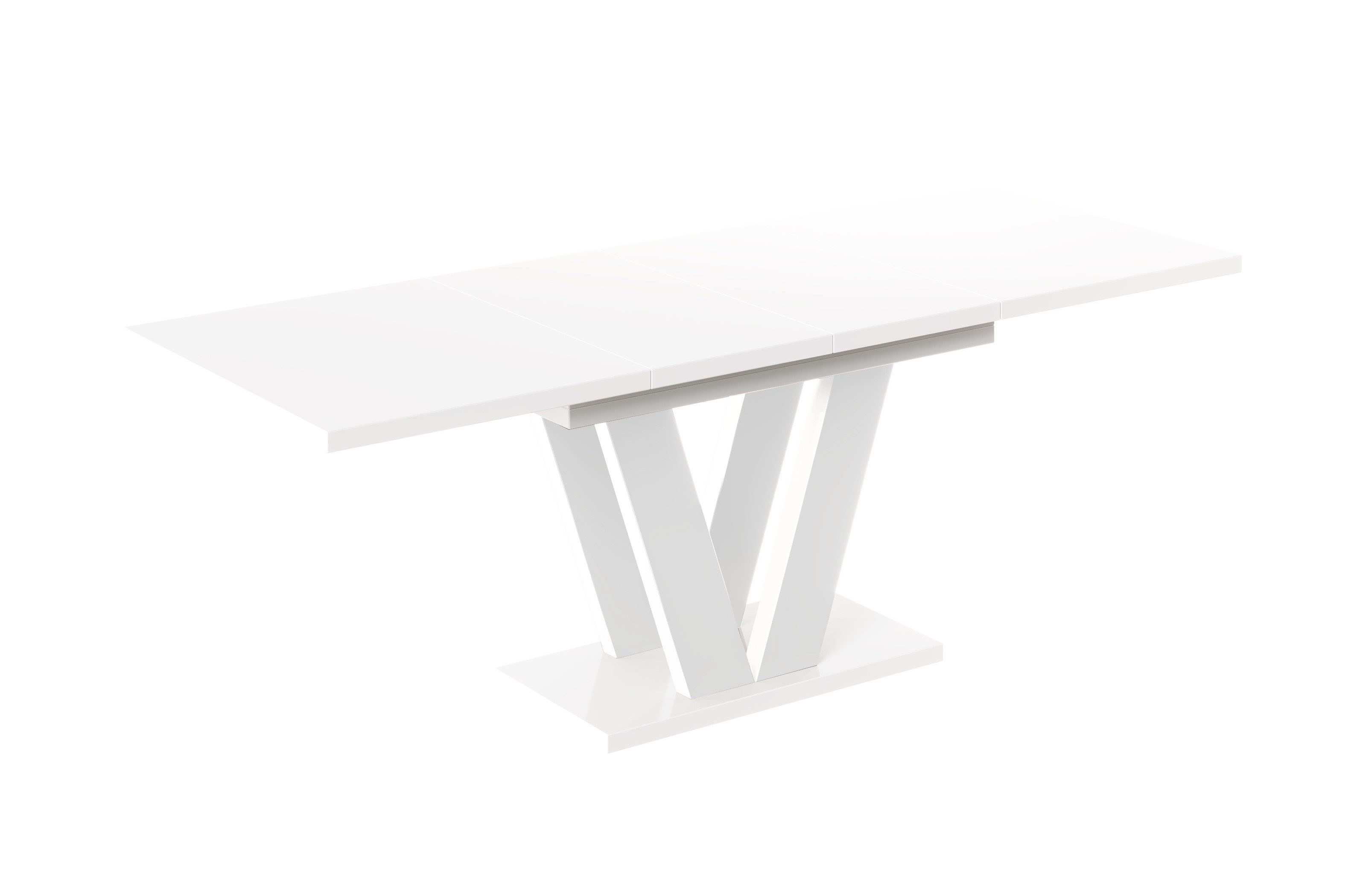 Endo-Moebel Essgruppe "Lara White" 130-210cm ausziehbar, Tischgruppe, für 6 günstig online kaufen