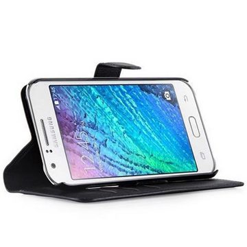 Cadorabo Handyhülle Samsung Galaxy J7 2015 Samsung Galaxy J7 2015, Klappbare Handy Schutzhülle - Hülle - mit Standfunktion und Kartenfach