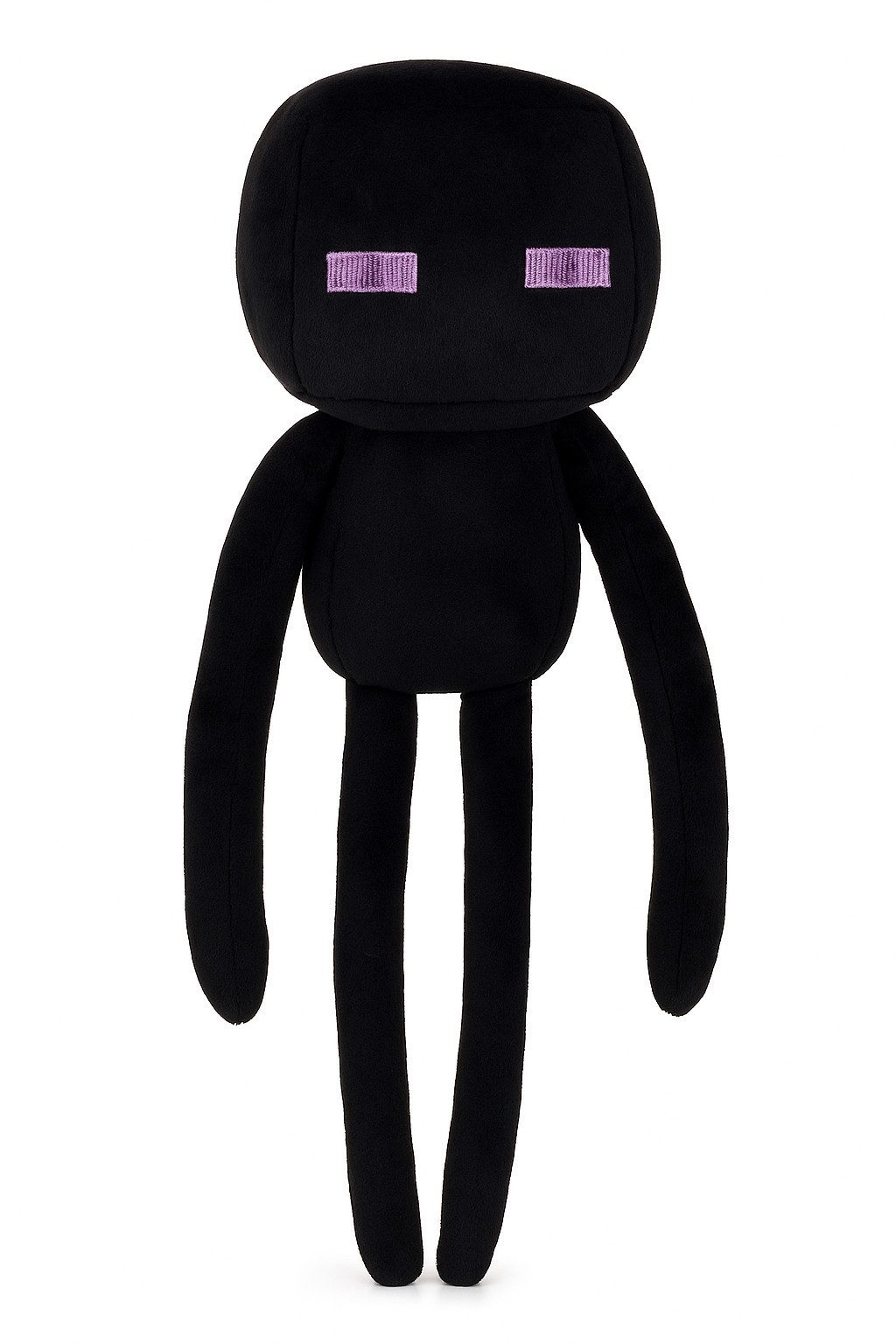 Whitehouse Leisure International Ltd Kuscheltier Minecraft Plüschtier Enderman 35 cm schwarz mit lila Augen (Set, 1-St., Geschenk-Set), Schlanke Figur mit lila Augen weich formstabil echtes Sammlerstück
