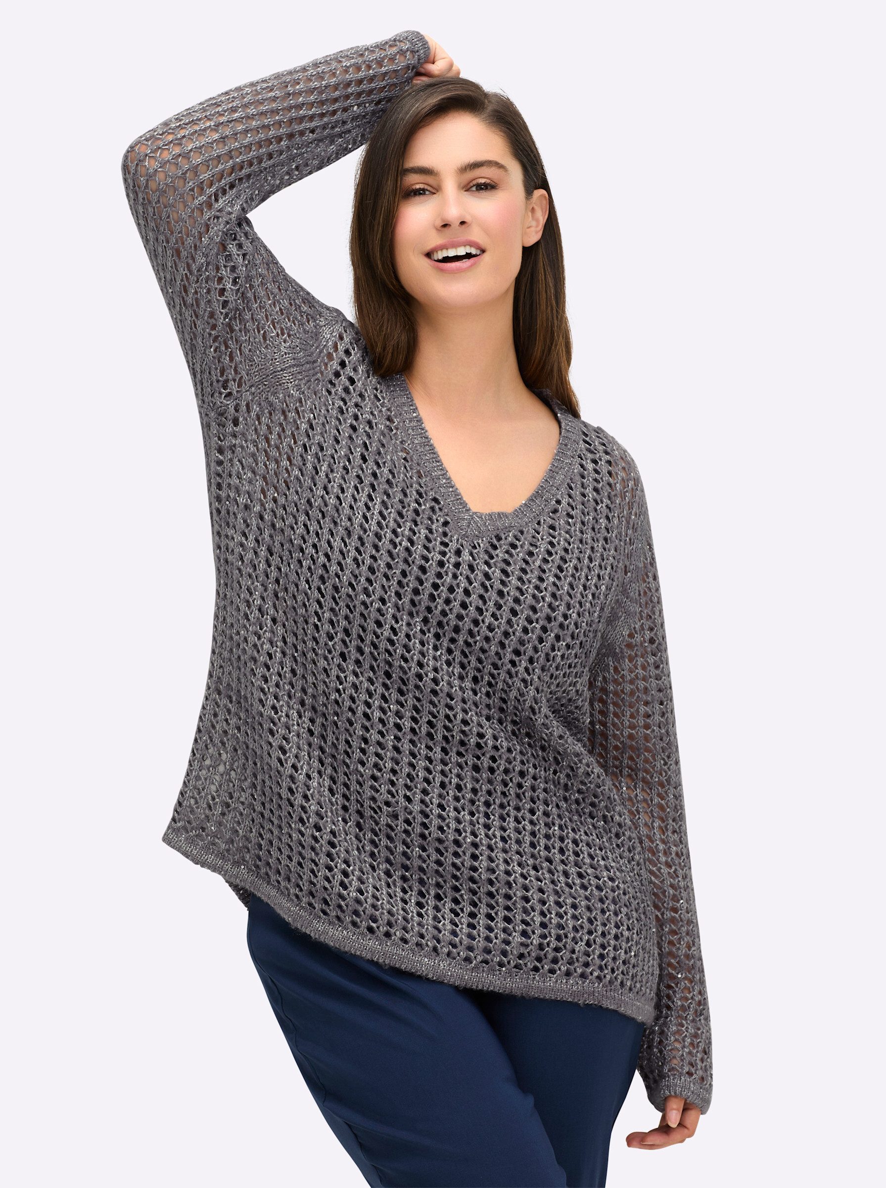 Sheego Strickpullover Pullover günstig online kaufen