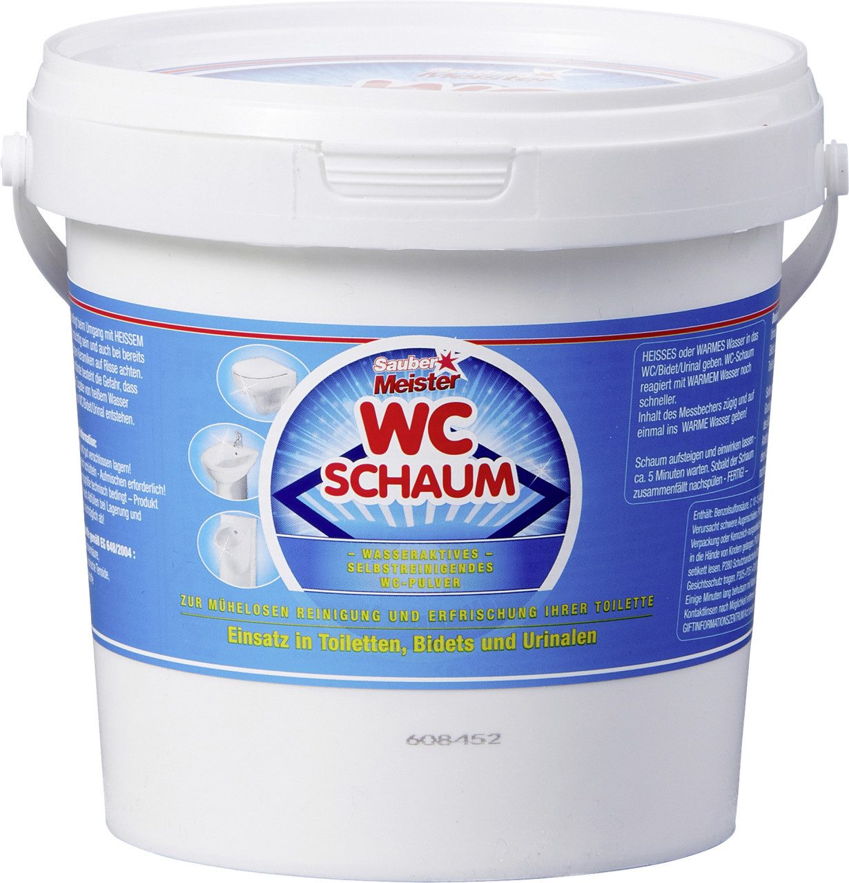 meister Broszio Sauber Meister WC-Zauberschaum 1 kg WC-Reiniger