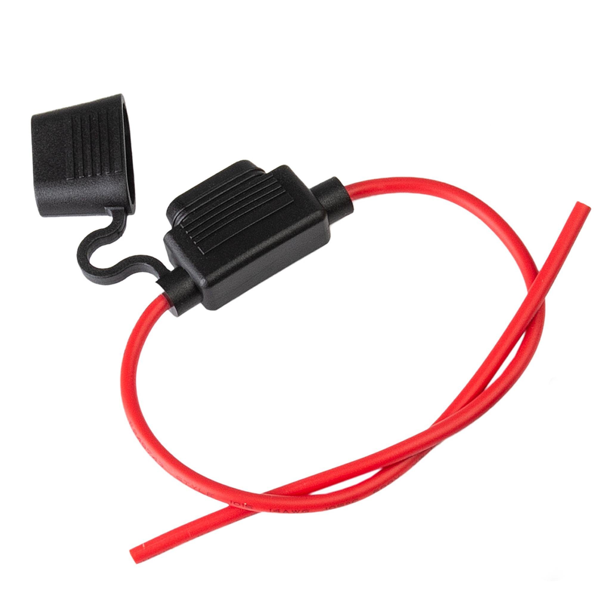 ECENCE Sicherungshalter 1x KFZ Sicherungs-Halter Flachsicherung max.30A, (1-St)