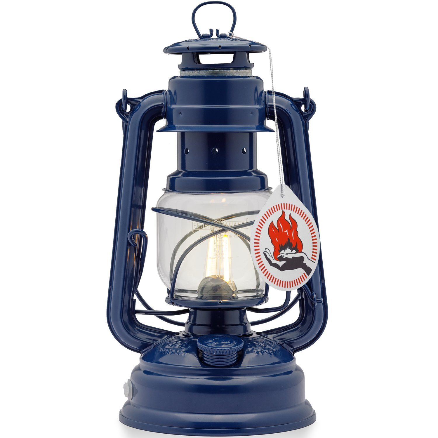 Petromax Laterne Feuerhand Baby Special 276 LED Stahlblech Cobalt Blue (Kobaltblau, 1-St., Neuheit 2023), Hergestellt in Deutschland