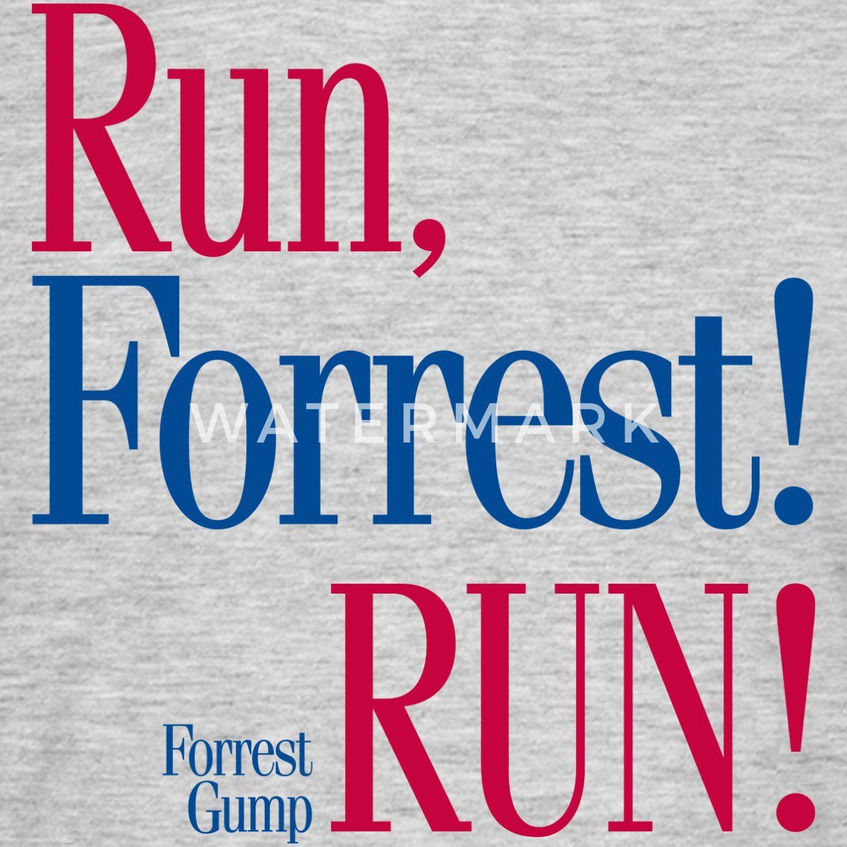Spreadshirt T-Shirt Forrest Gump Run, Forrest Run Jogging Spruch Männer T-Shirt (1-tlg)