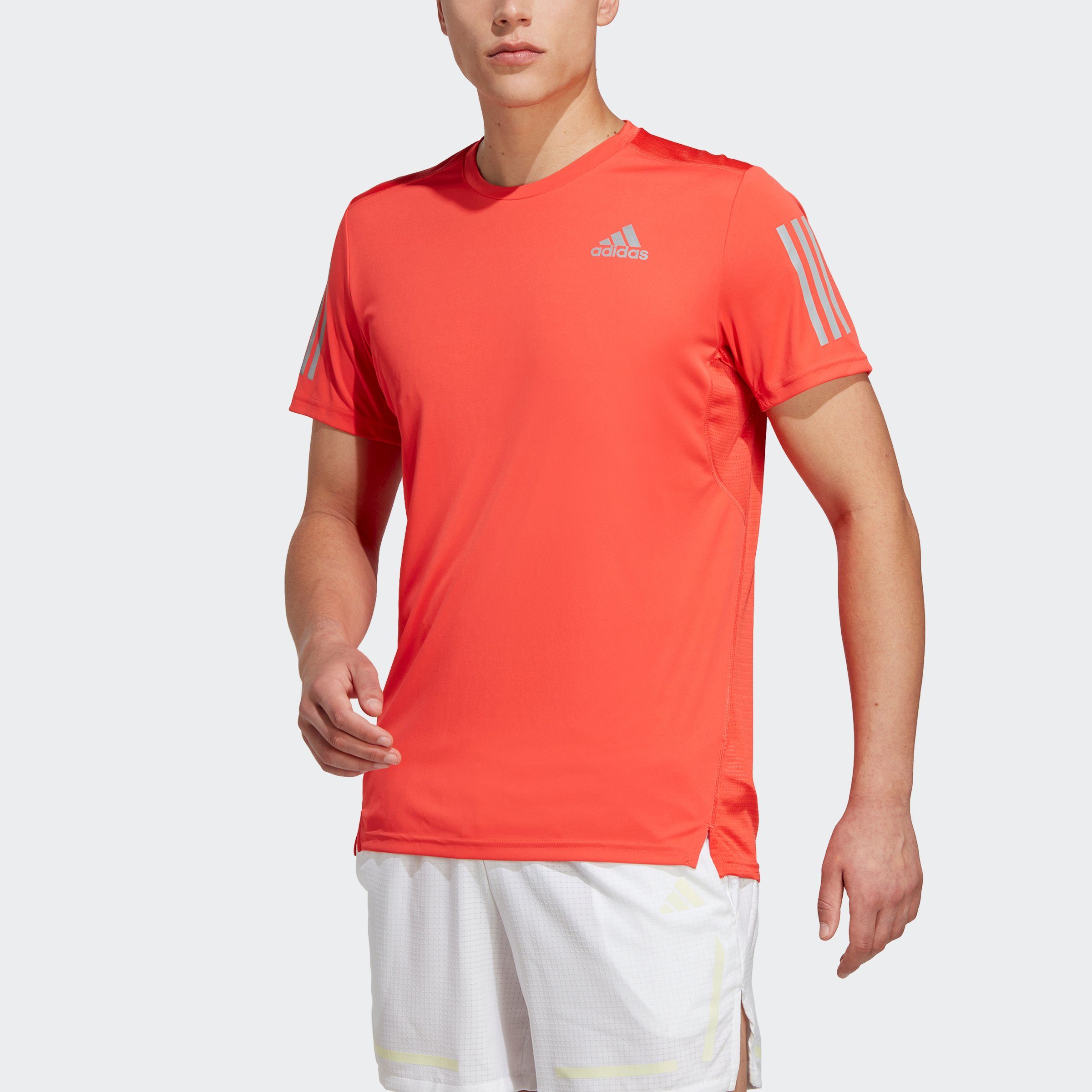 adidas Performance Laufshirt Red Reflective THE OWN Bright Silver RUN 