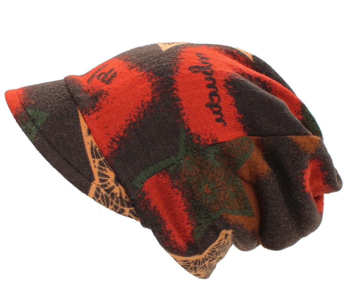 dy_mode Schirmmütze Damen Slouch Beanie mit weichem Schirm – leicht & wärmend Schirmmütze weicher Schirm, verstaubar