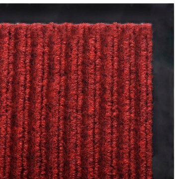 Fußmatte Rote PVC Türmatte 120 x 180 cm, furnicato, Rechteckig