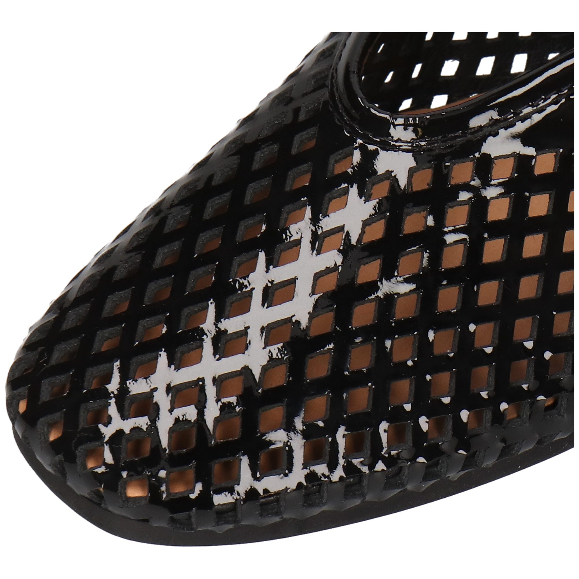 Melvin & Hamilton Emily 2 Leder-Mary Jane Schuhe für Damen Ballerina Flache Absätze, Echtes Leder, Laser Detail