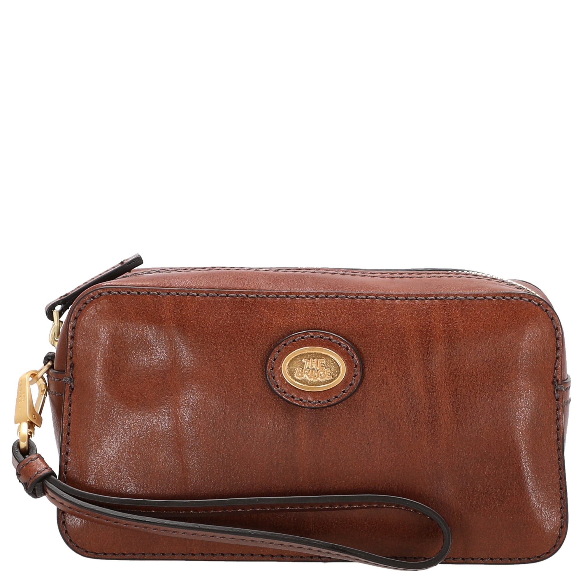 THE BRIDGE Handgelenktasche Story Uono - Handgelenktasche 22 cm (marrone)