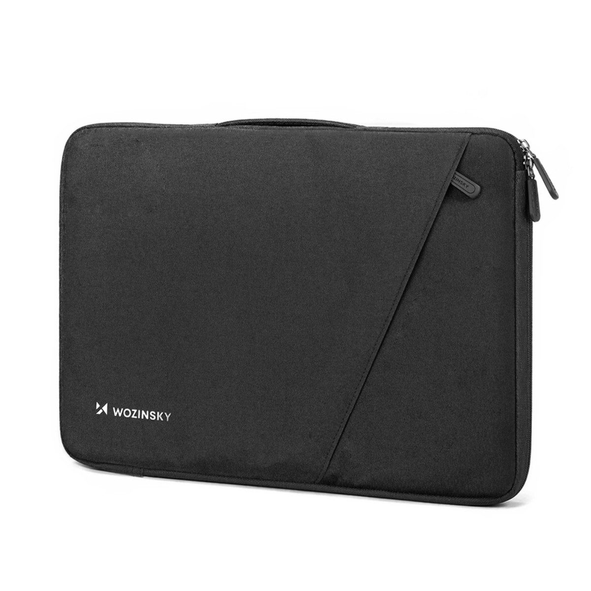 Wozinsky Laptoptasche WTNP, Veloursfutter, Frontfach, Doppelreißverschluss und versenkbarer Griff