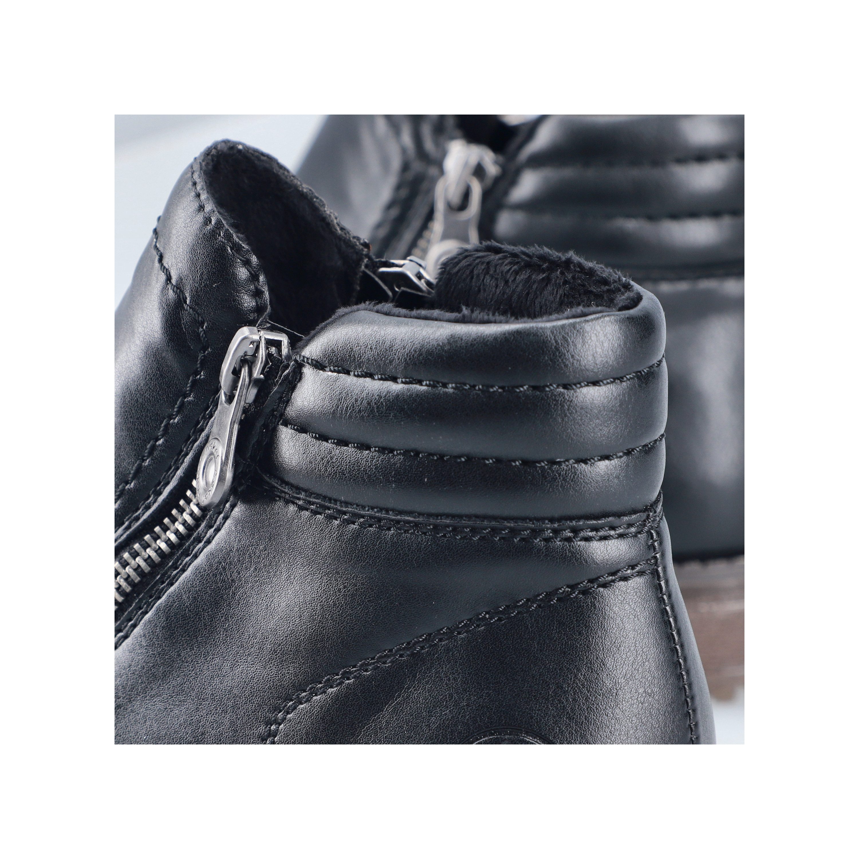 Rieker Stiefelette Klassik-Boots, Casual-Stiefelette mit zwei Reißverschlüssen