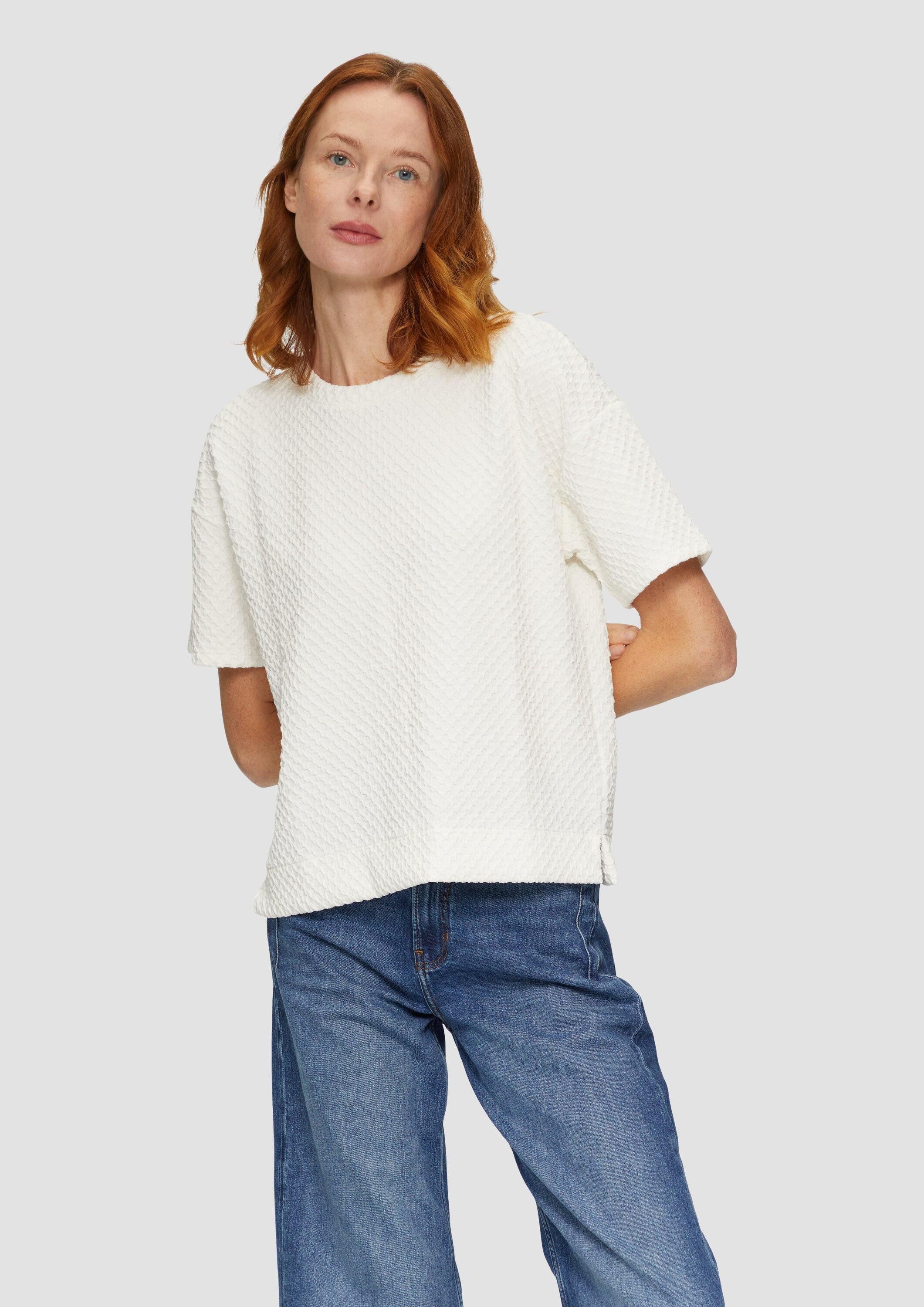 s.Oliver Kurzarmshirt Sweatshirt (1-tlg) günstig online kaufen