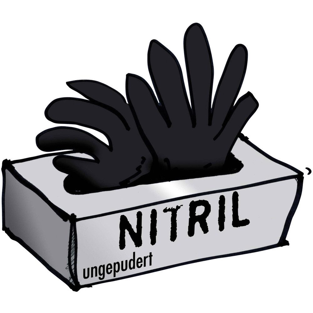 Einweghandschuhe Leipold Doehle 14680 100 St. Nitril Einweghandschuh Größe (Handschuhe