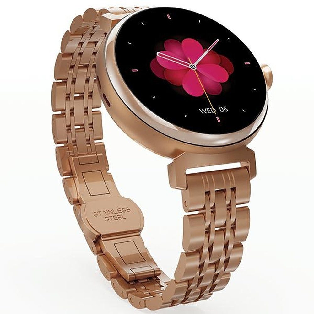 HiFuture Fitnessuhr Pulsuhr Damenuhr Smartwatch (2,64 cm/1,04 Zoll) Spar-Set, 1-tlg., 1, 04 Zoll AMOLED, AMOLED, Bluetooth-Anrufe, IP68, 24 Sportmodi, 7 Tage Akku