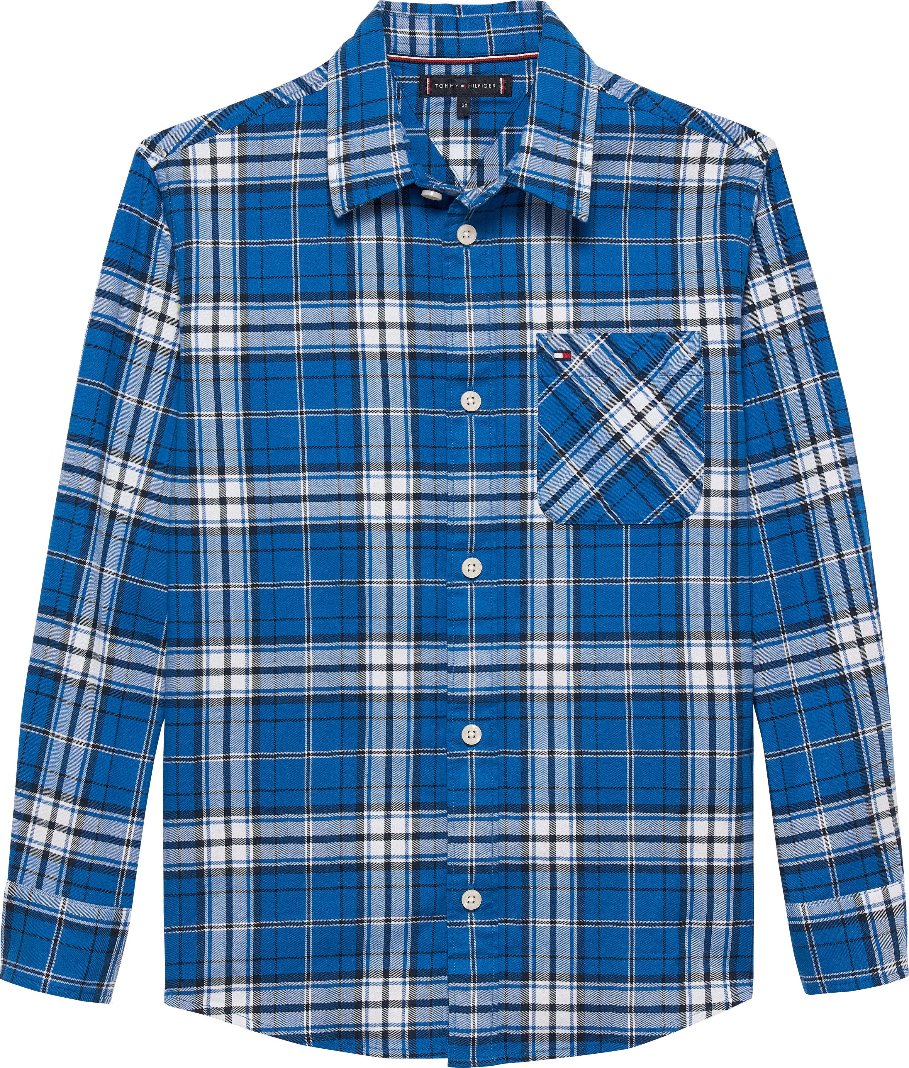 Tommy Hilfiger Langarmhemd TOMMY GRAPHIC CHECK SHIRT Kinder bis 16 Jahre, Druck – Bild 4 von 5
