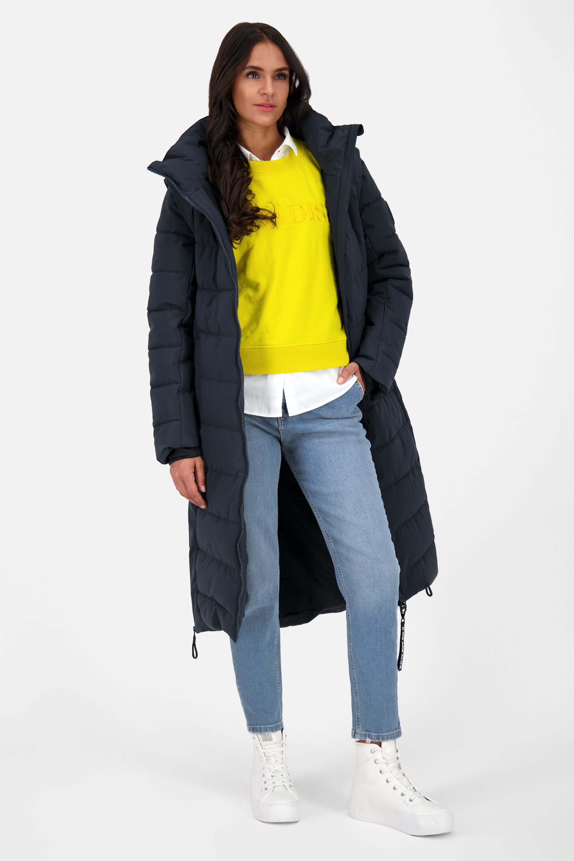 Alife & Kickin Funktionsparka Nellie Steppjacke Pufferjacket Wintermantel mit Kapuze