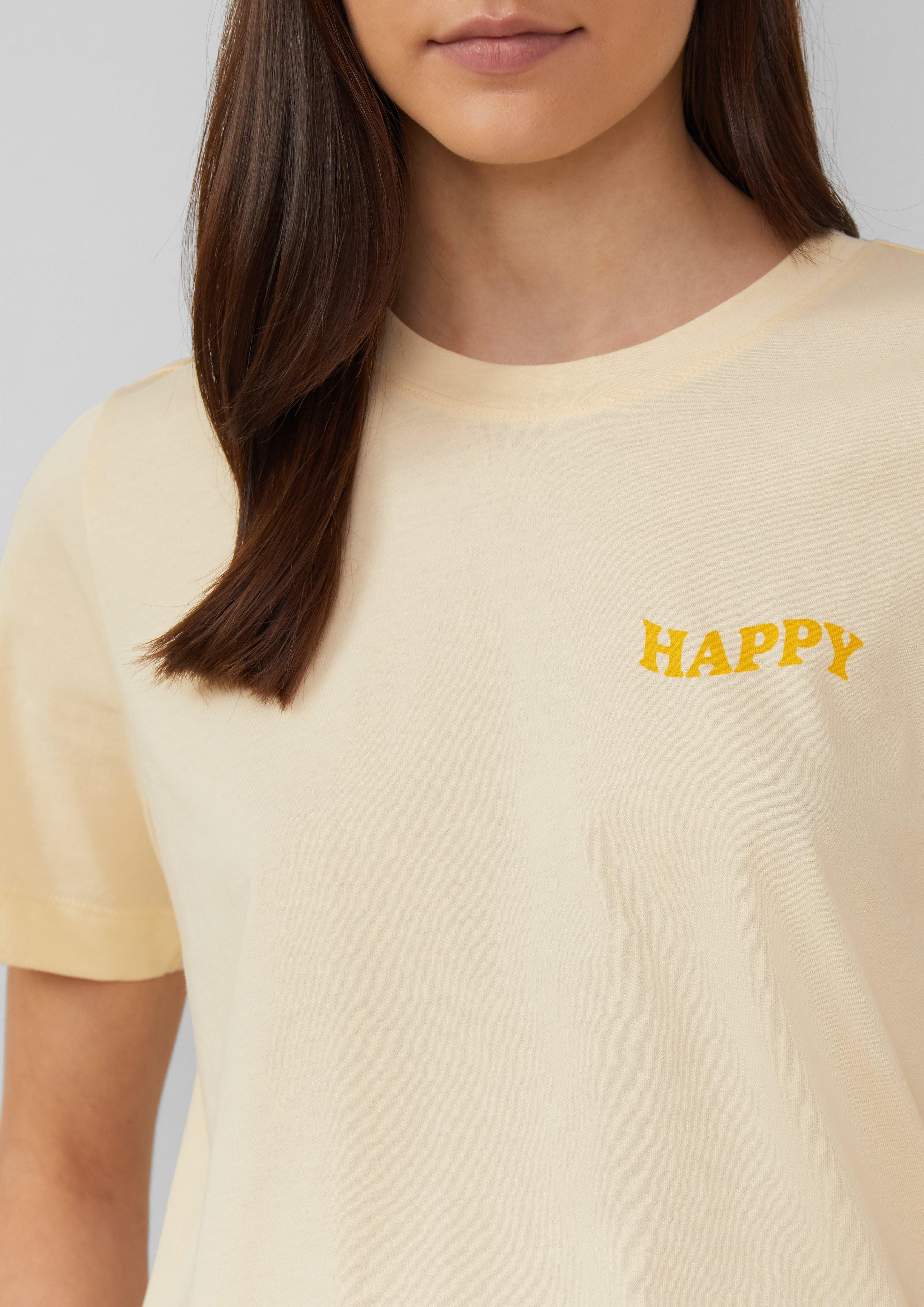 s.Oliver Kurzarmshirt T-Shirt mit Front- und günstig online kaufen