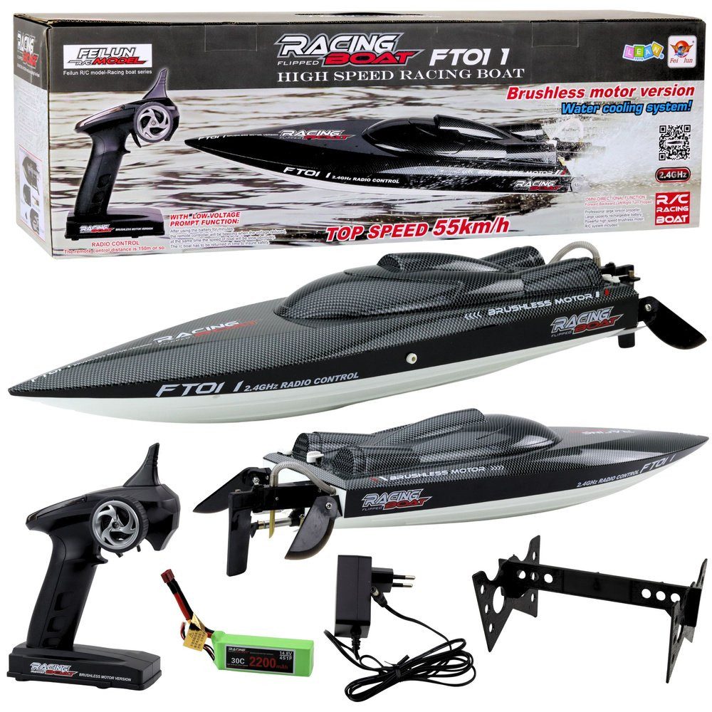 Wisam RC-Auto FT011 Ferngesteuertes RC Brushless Motorboot 55km/h
