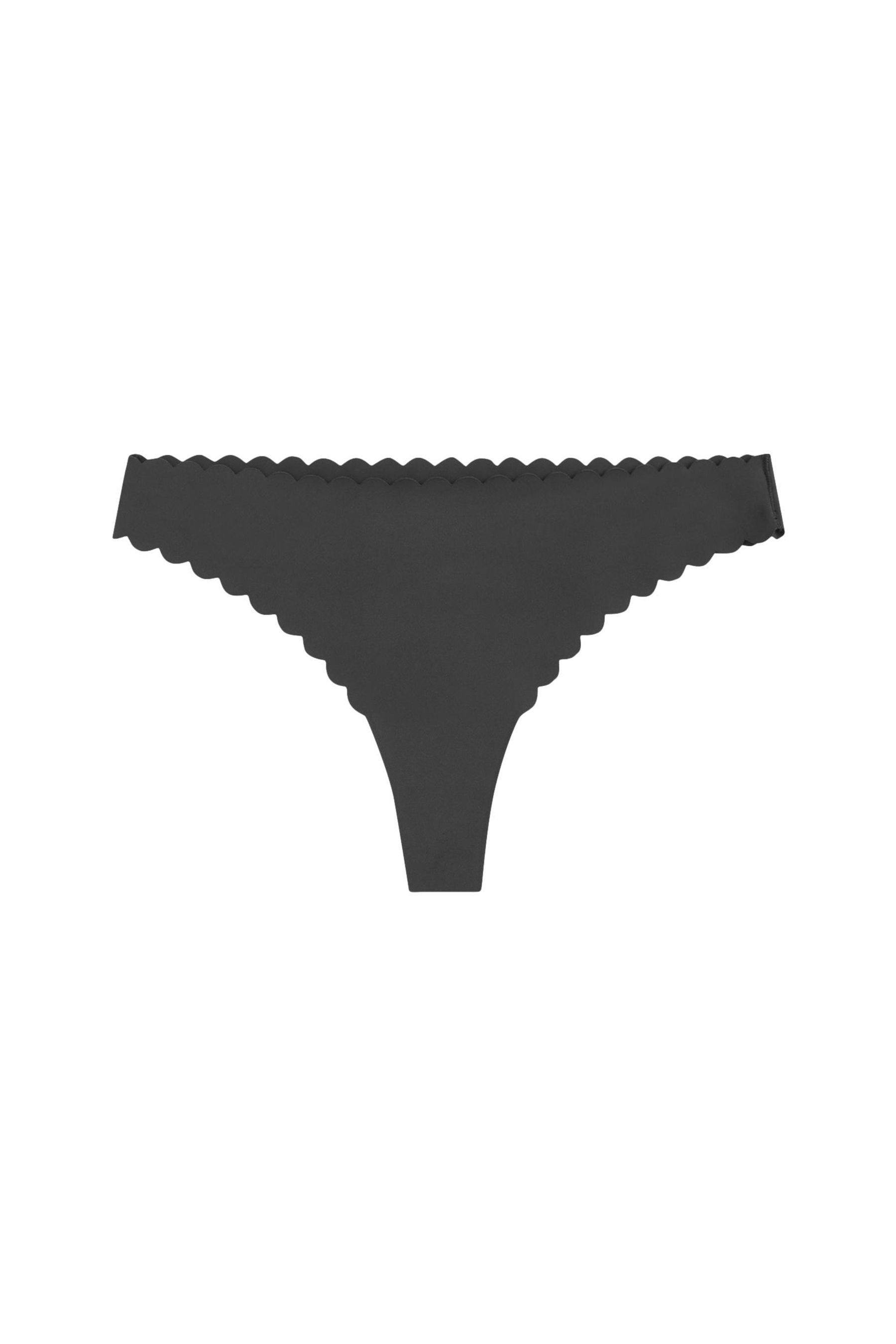 String Nahtlose Tanga-Slips mit Bogenkante
