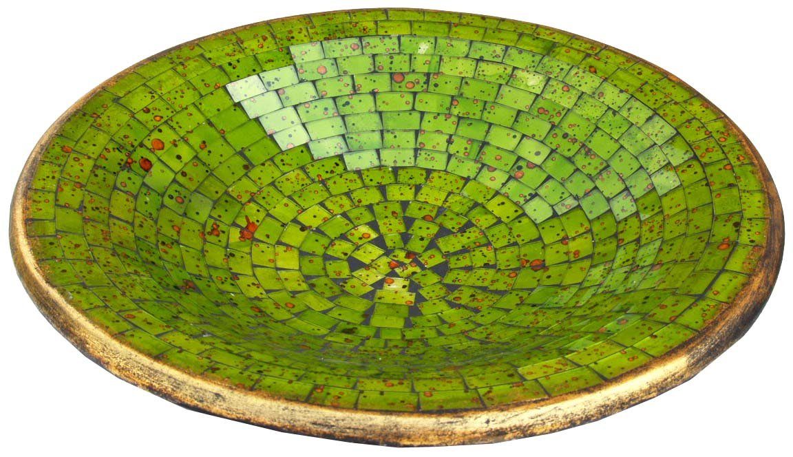 Guru-Shop Dekoschale Runde Mosaikschale, Untersetzer, Dekoschale,..