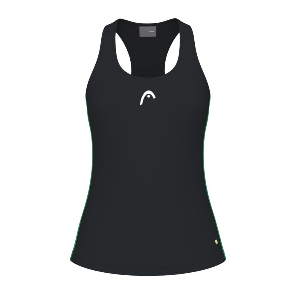 Tanktop Tennis-Tank Top Spirit (100% Polyester) schwarz Damen