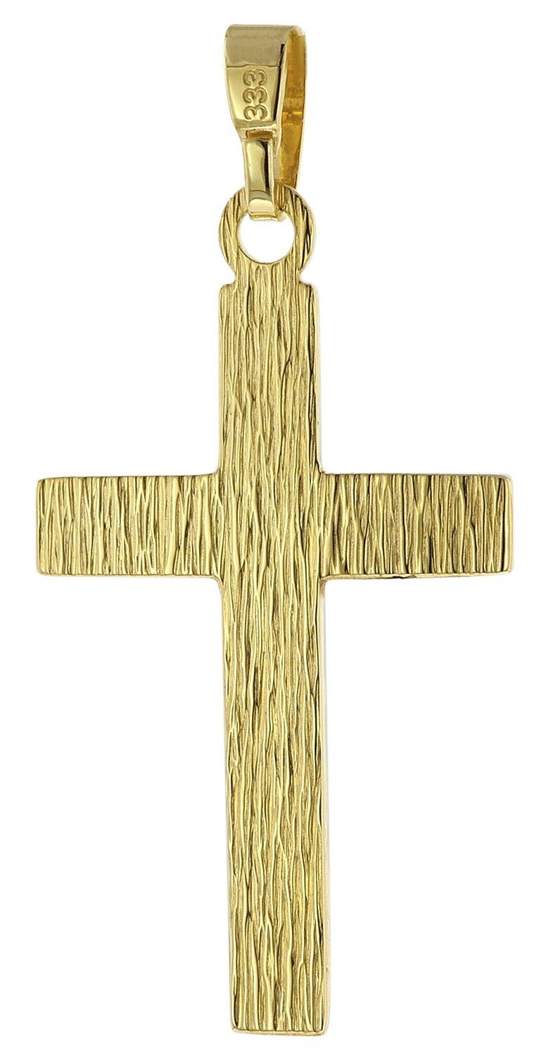 trendor Kette mit Anhänger Kruzifix-Anhänger 22 mm Gold 333 mit goldplattie günstig online kaufen