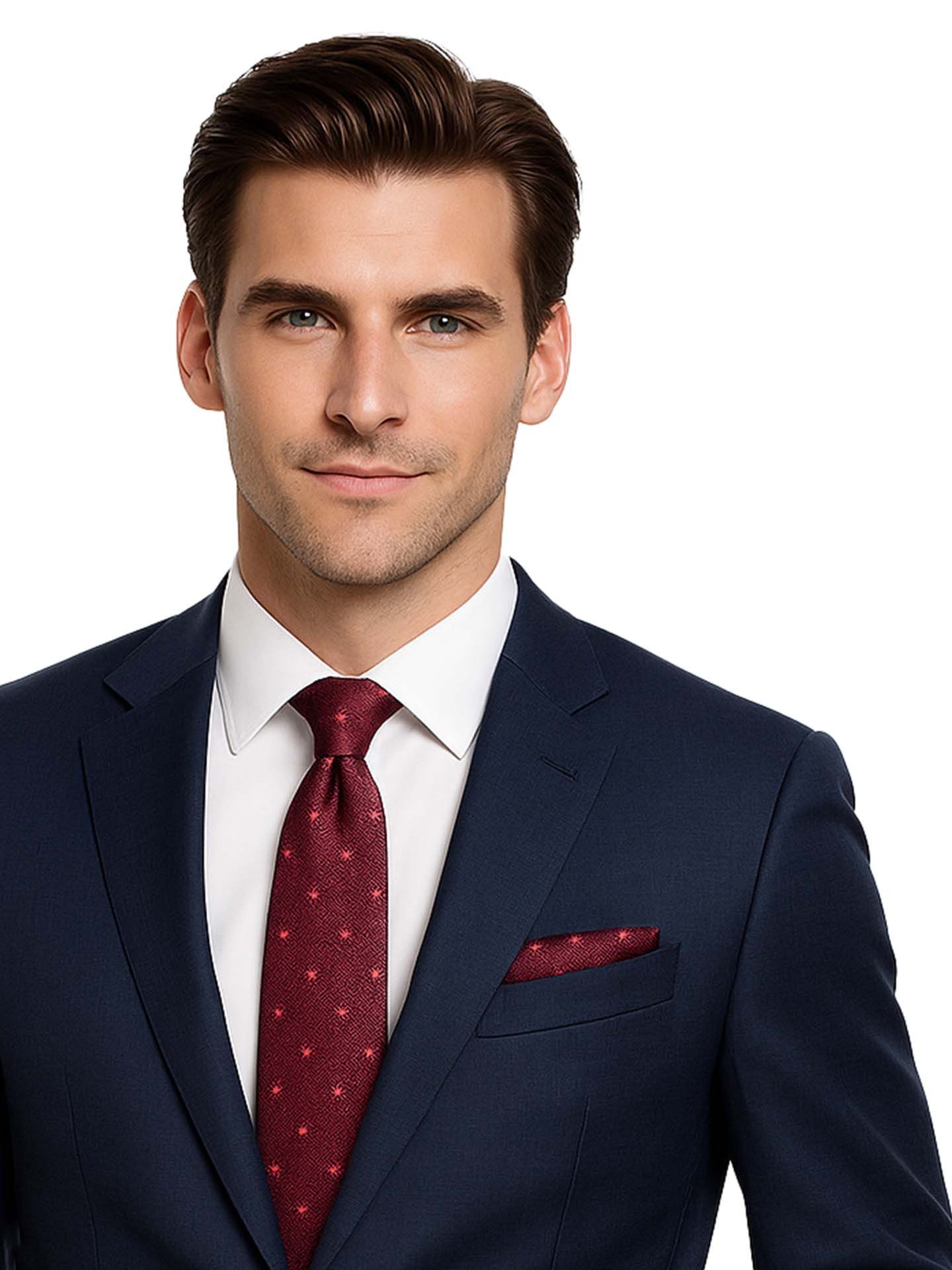 Moschen-Bayern Krawatte Seidenkrawatte Krawatte Herrenkrawatte 100% Seide 4-tlg. Geschenkbox (Set, Set-4tlg. - Krawatte + Einstecktuch + Manschettenknöpfe + Nadel) Set-4tlg. - Krawatte + Einstecktuch + Manschettenknöpfe + Nadel