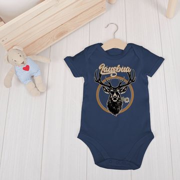 Shirtracer Shirtbody Lausbua Hirsch Hirschgeweih Lausbub Mode für Oktoberfest Baby Outfit