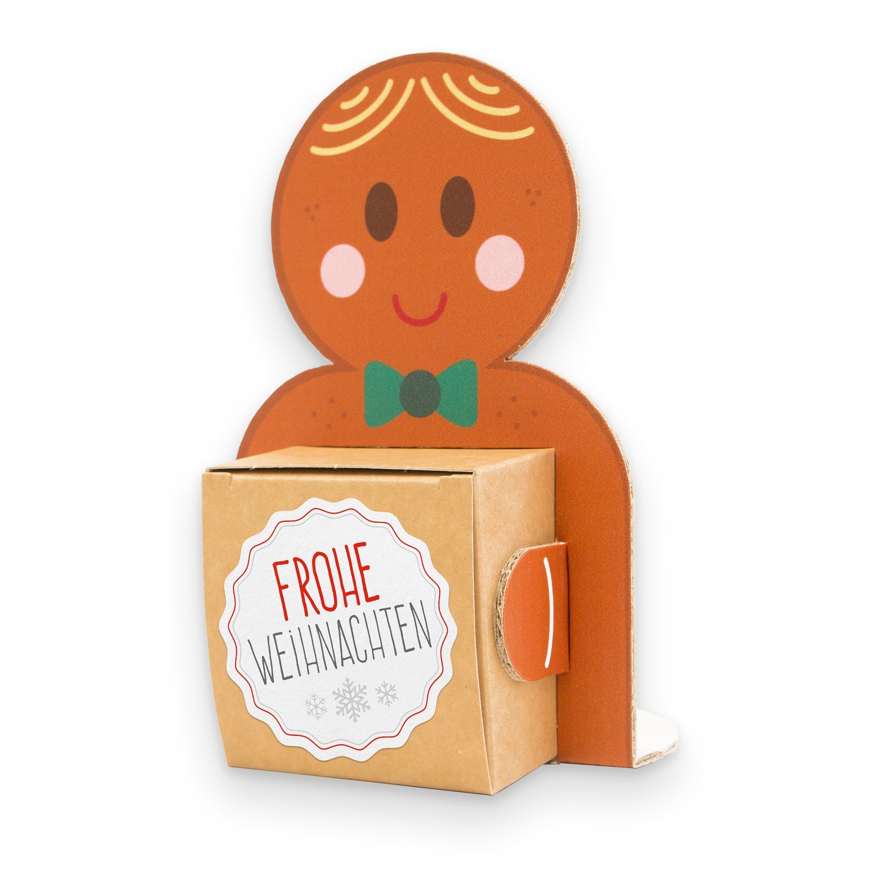 Geschenkbox itenga Geschenkverpackung Lebkuchenmann (Motiv 25)