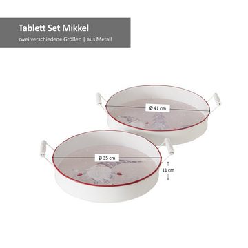 BOLTZE Tablett B./3 2tlg Set Tablett Mikkel - 2024407