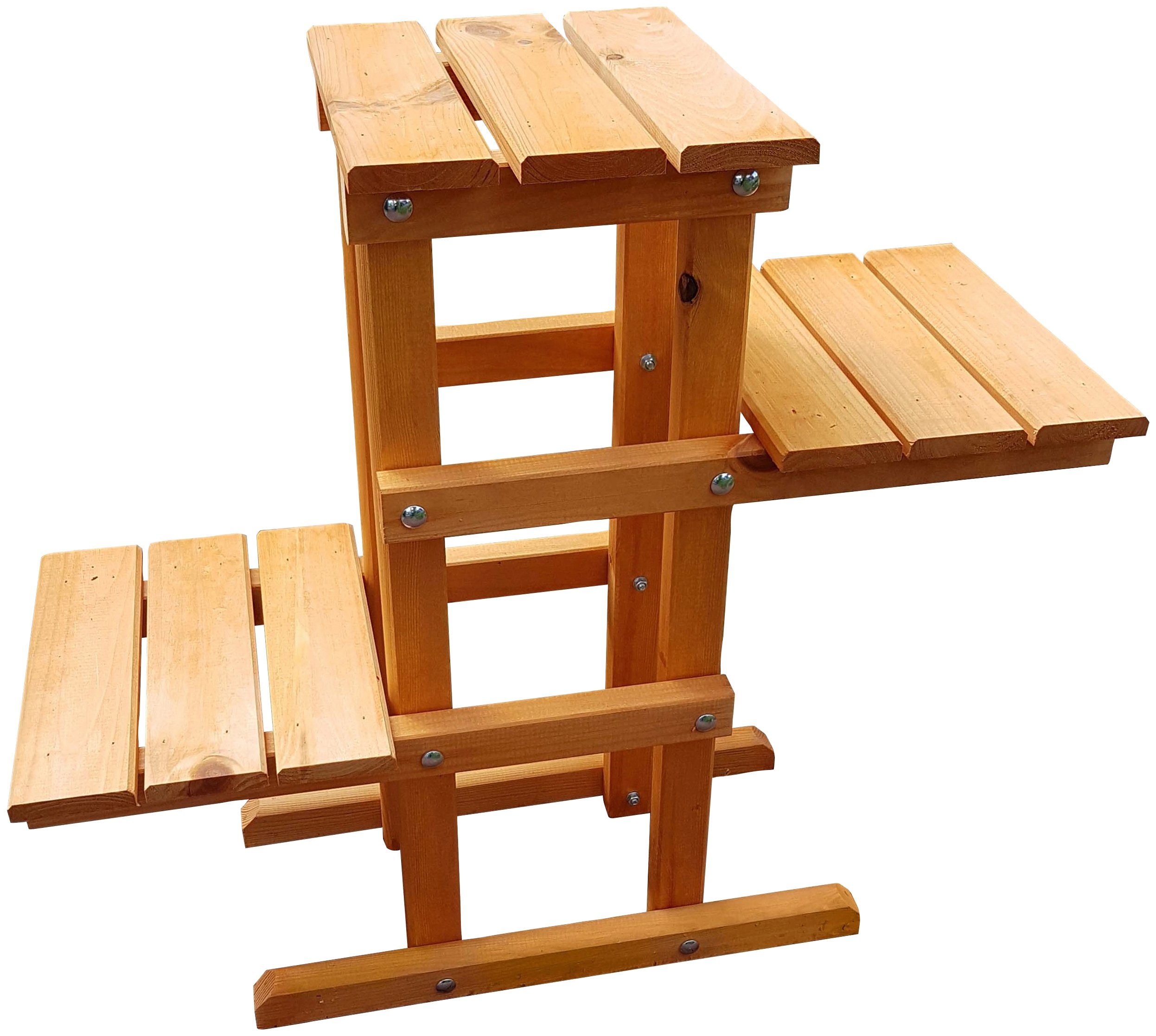 promadino Blumenständer Blummentreppe, BxTxH: 60x24x56 cm günstig online kaufen