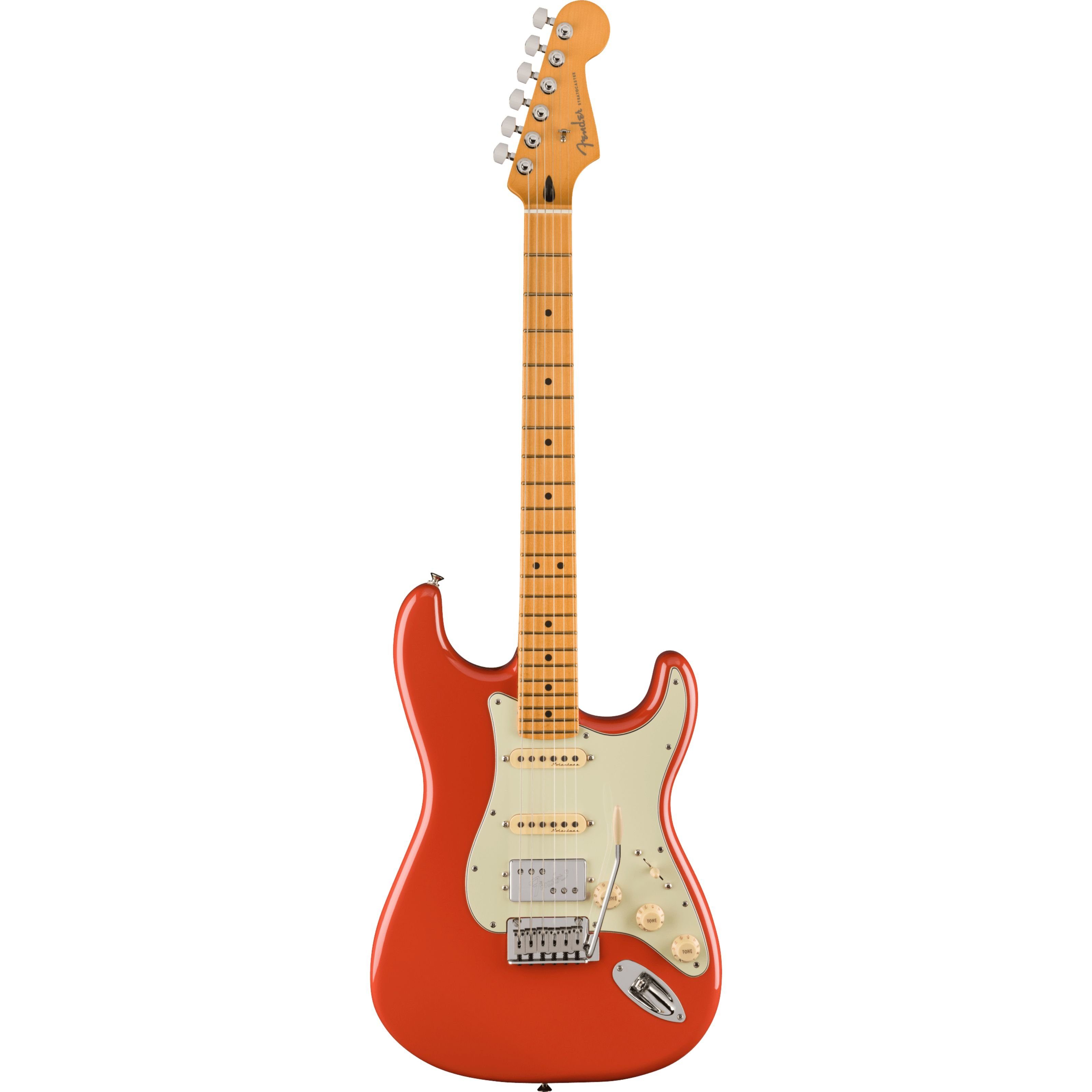 Fender E-Gitarre, E-Gitarren, ST-Modelle, Player Plus Stratocaster HSS MN Fiesta Red - E-Gitarre