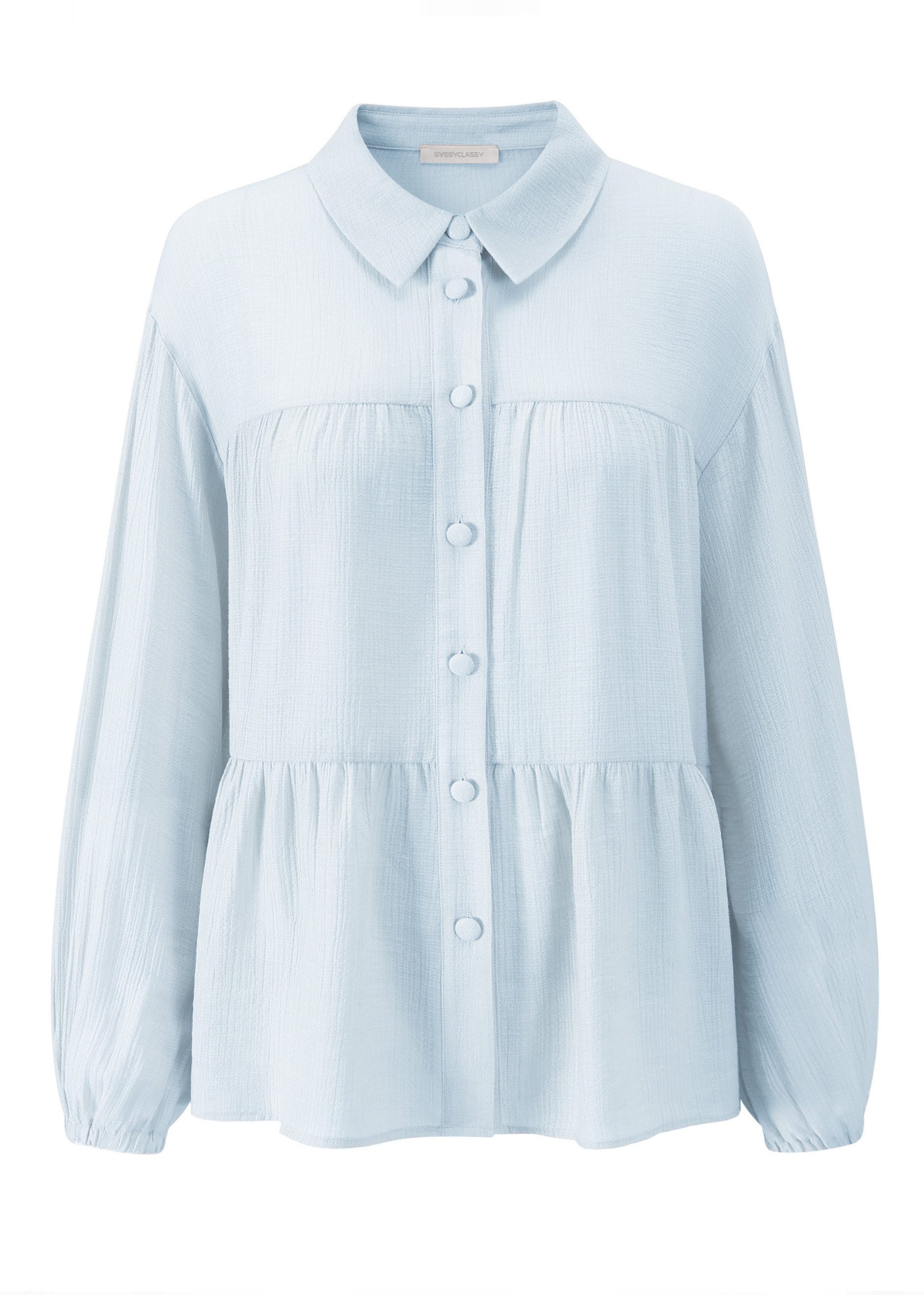 SASSYCLASSY Langarmbluse Oversize Bluse Damen aus günstig online kaufen