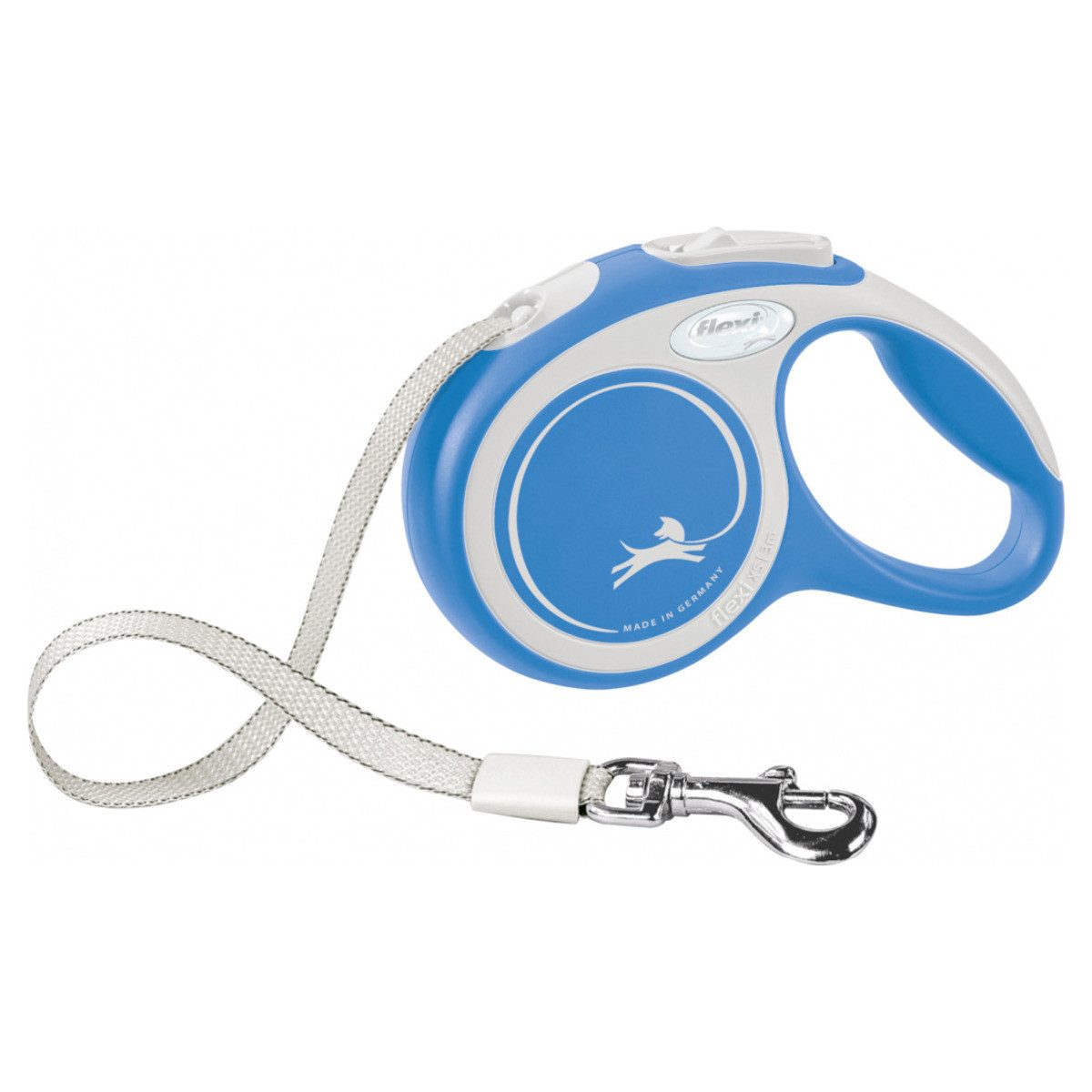 flexi Rollleine New COMFORT Gurt blau