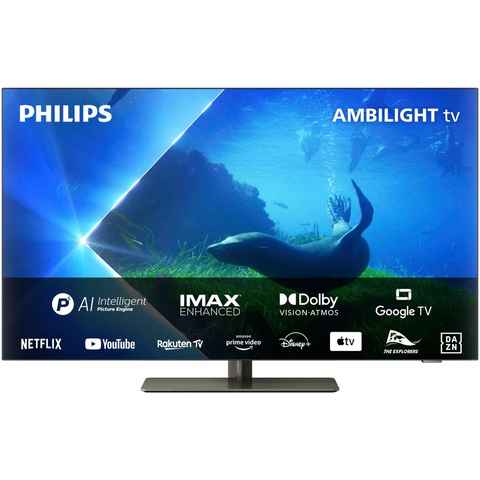 Philips 55OLED808/12 OLED-Fernseher (139 cm/55 Zoll, 4K Ultra HD, Android TV, Smart-TV)