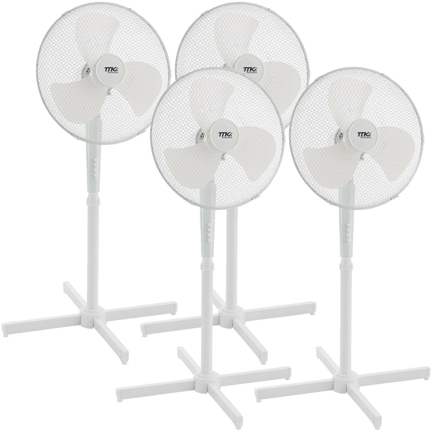 BURI Standventilator 4x Standventilator Ventilator Windmaschine günstig online kaufen