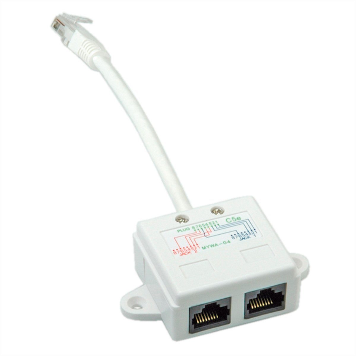 T-Adapter Kat.5e (Class D), UTP Netzwerk-Panel