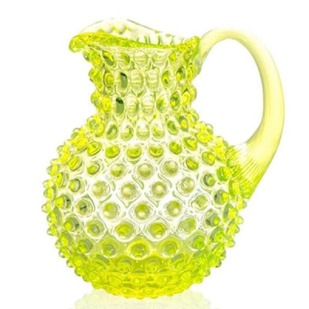 KLIMCHI Karaffe Studio Karaffe Hobnail Jug Neon Citrine (1000ml)