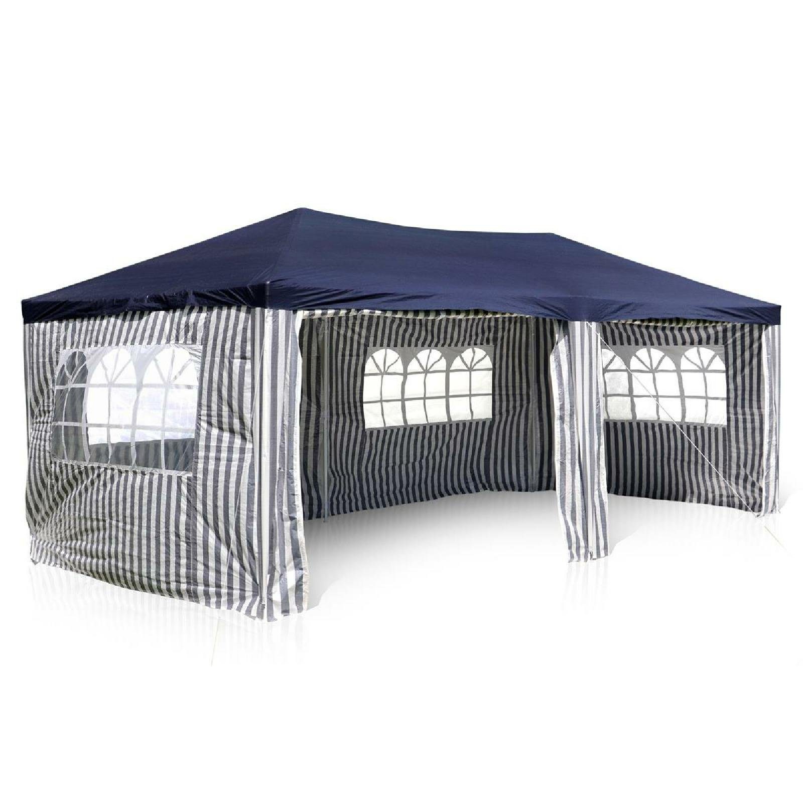 Faltpavillon Pavillon Partyzelt Raucherzelt BLAU 3x6m