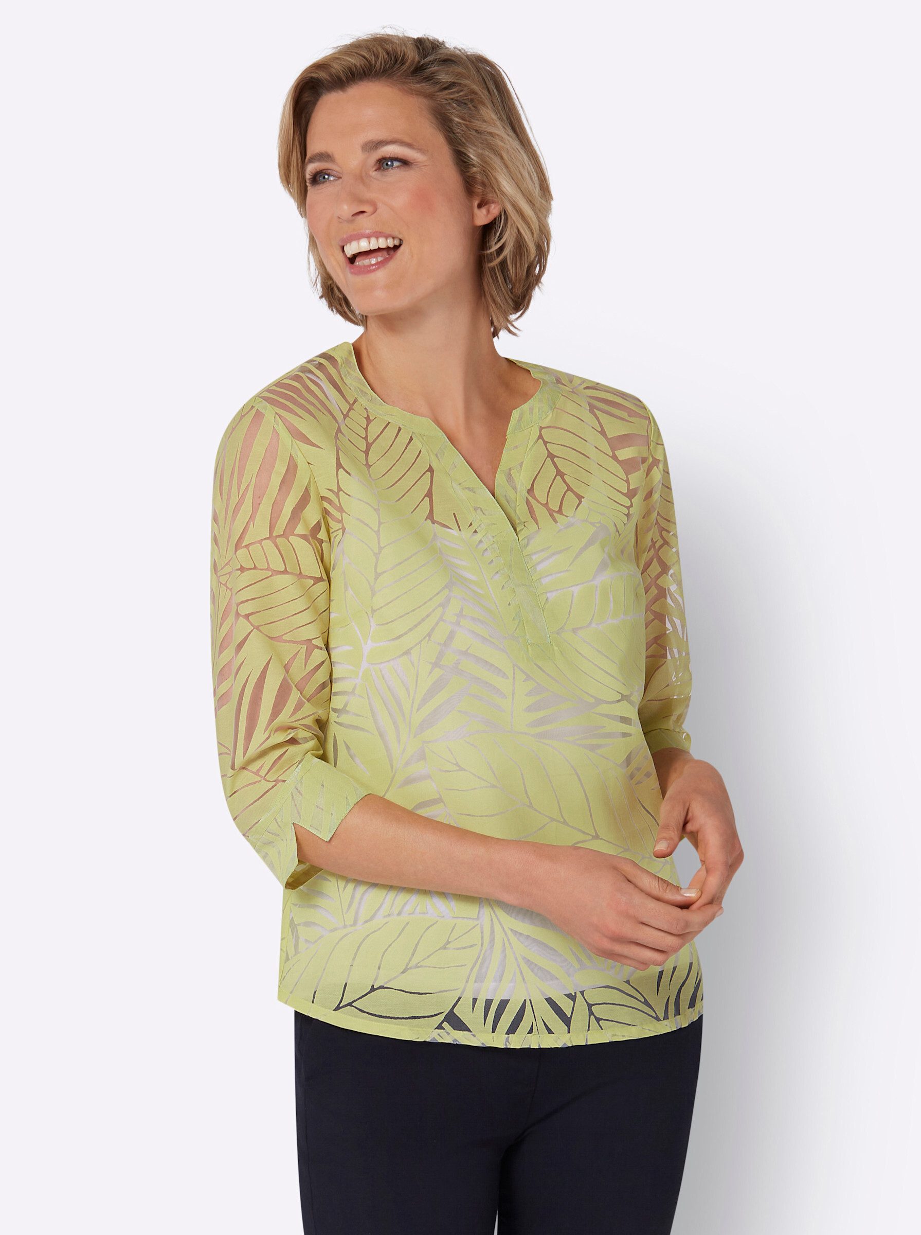 Sieh an! Klassische Bluse Schlupfbluse günstig online kaufen